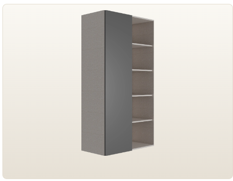 Left Blind Corner Unit Wardrobe Shelf