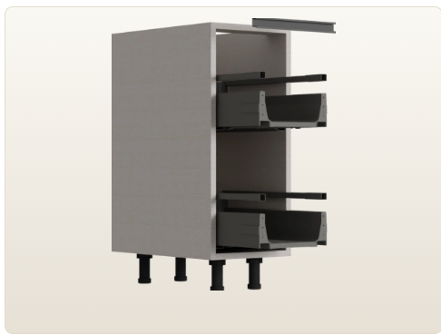 6 Inch Bottle Pullout Unit