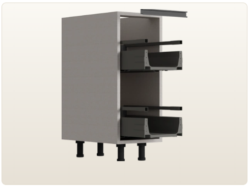 8 Inch Bottle Pullout Unit