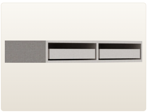 2 Drawer Unit - Horizontal