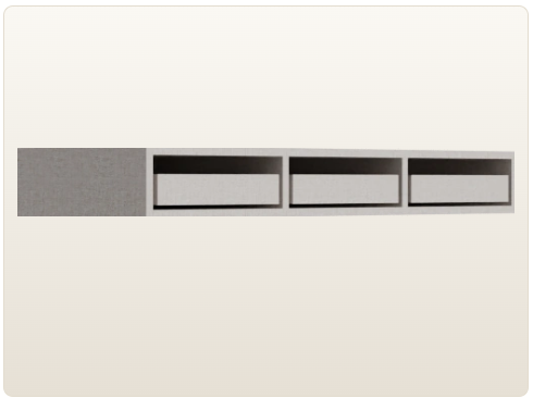 3 Drawer Unit - Horizontal