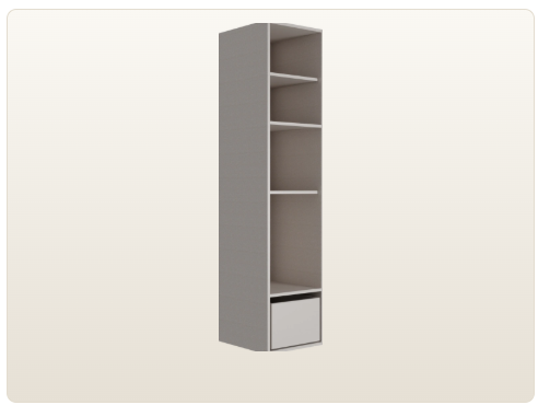 2 Door Kitchen Tall Unit with OTG and Oven Storage
